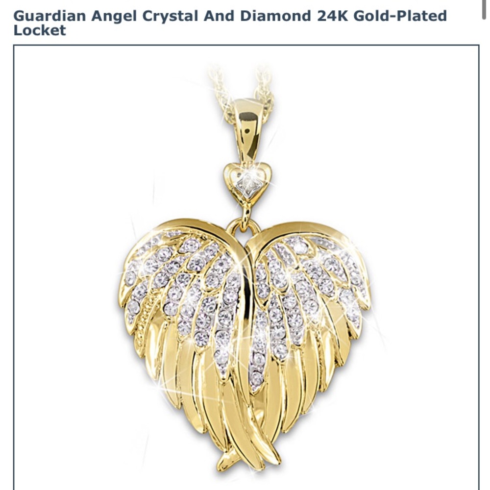 Bradford Exchange Guardian Angel Swarovski Crystal